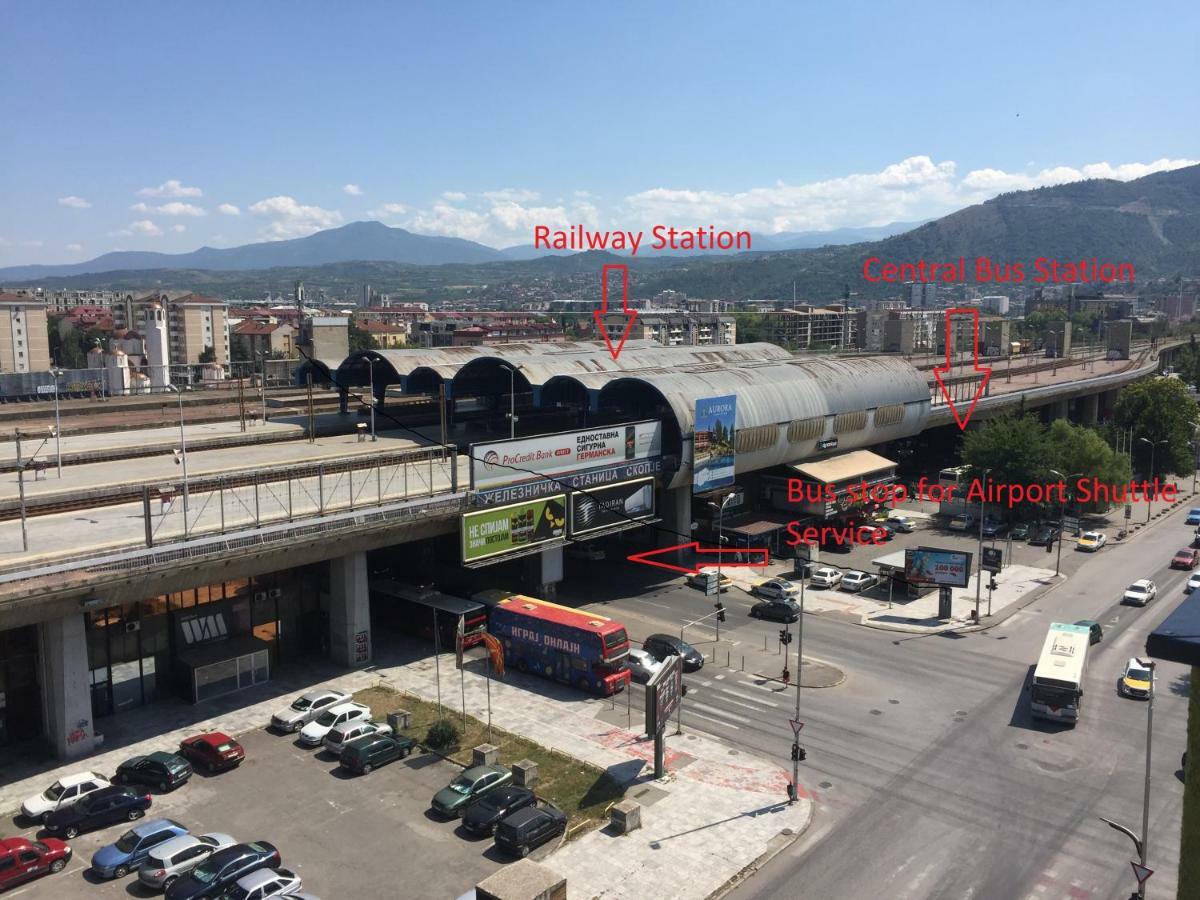 Skopje Station Apartment Exterior foto